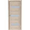 Двери Прага Luxdoors акация со стеклом (сатин матовый)