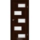Двери Nepal StilDoors каштан NEW со стеклом (сатин матовый)
