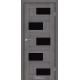 Двери Nepal StilDoors дрим вуд со стеклом (черное)