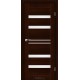 Двері Cuba StilDoors каштан NEW зі склом (сатин матовий)
