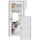 Двери Vermont StilDoors светлый бетон глухое + зеркало