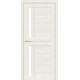 Двері Cortex Deco 01 дуб Bianco зі склом (сатин матовий)