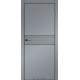 Двери Sintra Modern-02 Darumi серебристый блеск глухое + молдинг