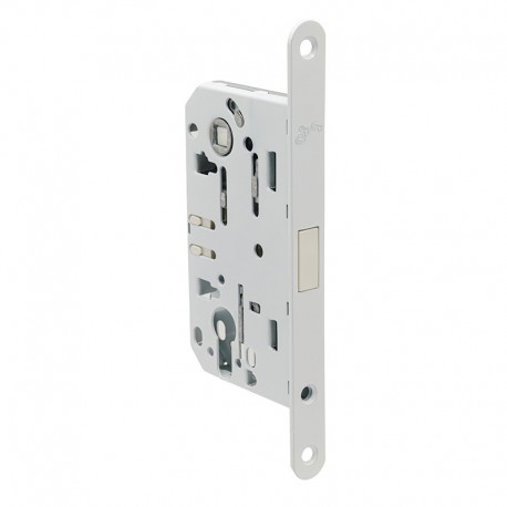 Замок врезной магнитный Safita PZ 410C-S 85*50 WHITE (белый)