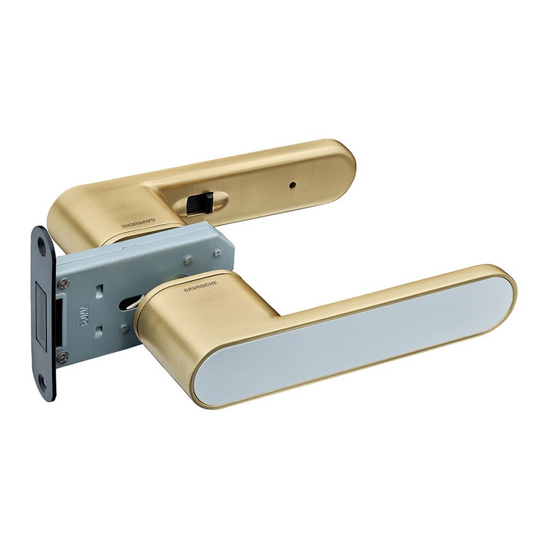 Ручки Gavroche GRCLICK Cl-O1 с защелкой GoldSB/White (сатиновое золото/белый)