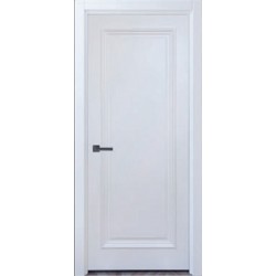 Двері міжкімнатні Київ 1 білі з фігурним багетом
