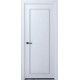 Двері міжкімнатні Рівне 1 білі з фігурним накладним багетом