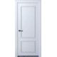 Двери межкомнатные Ровно 2 белые классика с фигурным накладным багетом
