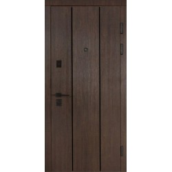 Входная дверь Вертикаль (Комфорт) Redfort дуб портовый / белый супермат