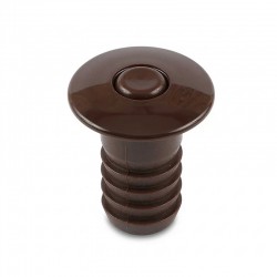 Скрытый магнитный стопор Антей коричневый для межкомнатных дверей