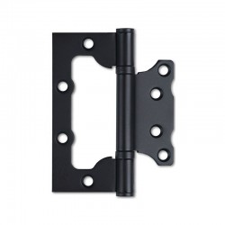 Дверные петли Gavroche GR PLAT 100x75x2.5мм B2 BLACK (черный)