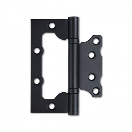 Дверные петли Gavroche GR PLAT 100x75x2.5мм B2 BLACK (черный)