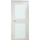 Двери Cortex Gloss 04 дуб Bianco со стеклом (триплекс)