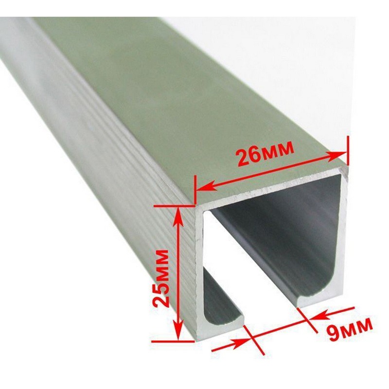 Профиль раздвижной системы EKF 120100-02 2 м