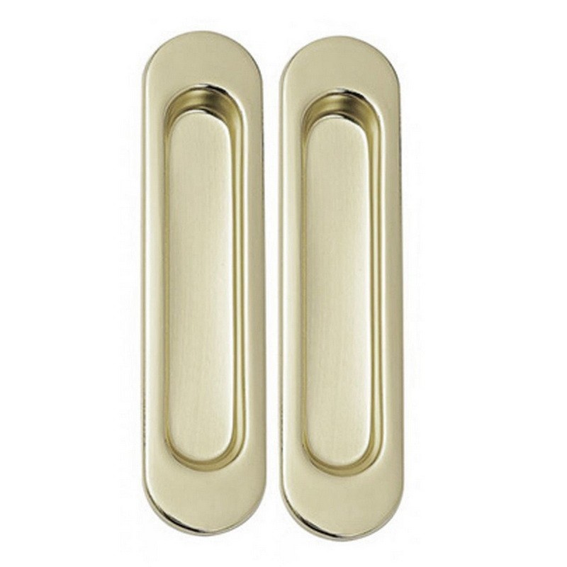 Ручки для раздвижной двери без замка I-05 BN (шлифованный никель)