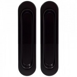 Ручки для раздвижной двери без замка I-05 BLACK (черный)