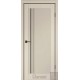 Двері міжкімнатні Edmond Darumi сріблястий тауп глухе + молдинг