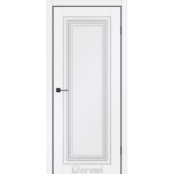 Двери межкомнатные Nadin Darumi белый премиум глухое + фрезеровка