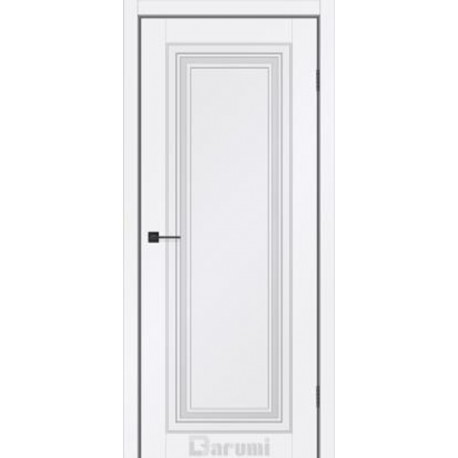 Двері міжкімнатні Nadin Darumi білий преміум глухе + фрезерування