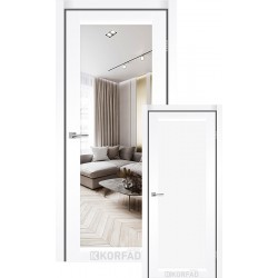 Двері Artesia Korfad Express білий мат глухе + дзеркало