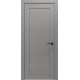 Двери Руна Gorgania серый матовый со стеклом (сатин матовый)
