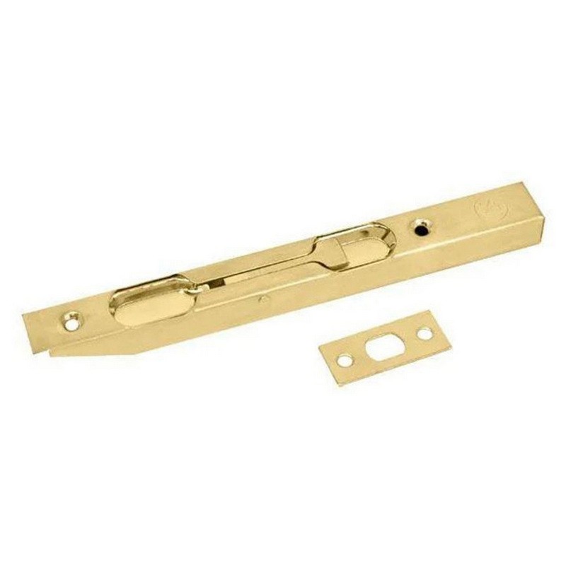 Шпингалет LX 140 мм PB (полированная латунь)