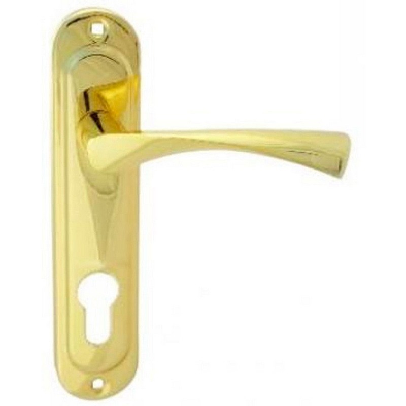 Ручки на планці USK A-62-012 PB (полірована латунь)