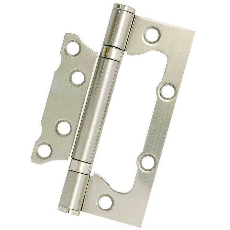 Петлі дверні накладні Fortezi 100*63*2-2BB 33 мм BN (шліфований нікель)