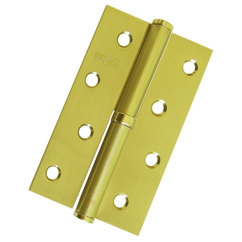 Петлі дверні роз\'ємні Fortezi 100*70*2.5-1BB L PB (полірована латунь)