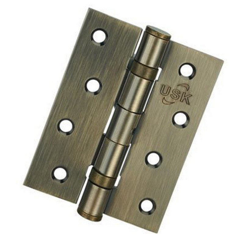 Петли дверные универсальные USK 4*3*2.5-2BB AB (старая бронза)