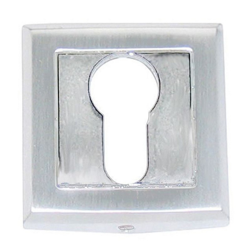 Накладка під циліндр USK Z-60 BN/NP (шліфований нікель/полірований нікель)