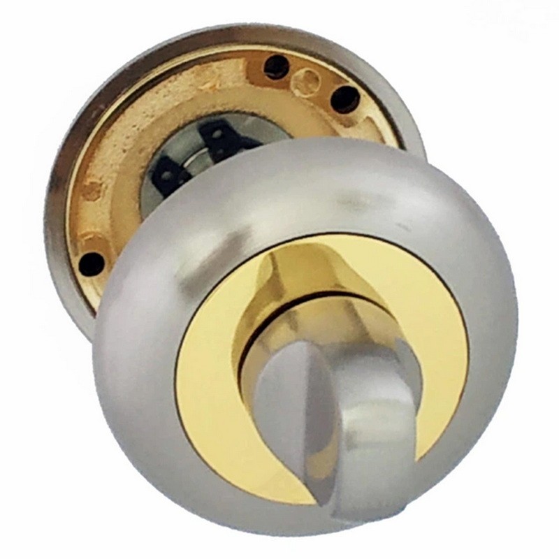 Накладка-поворотник USK A-58WC BN/PB (шліфований нікель/полірована латунь)