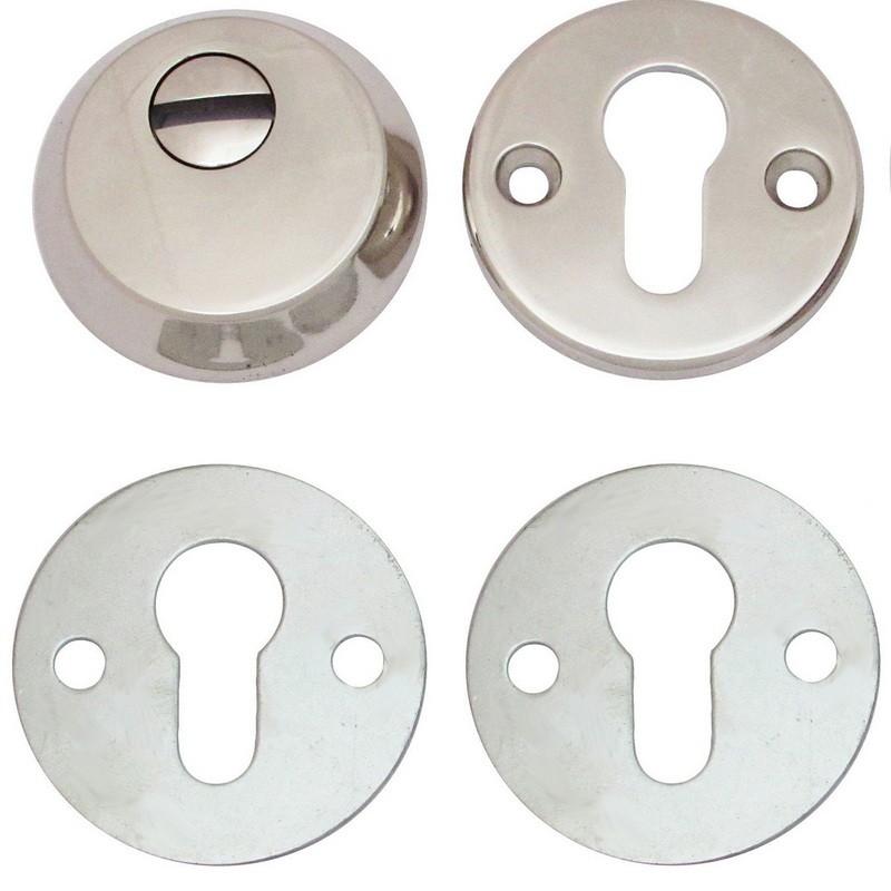 Броненакладка эконом (без кольца) NP (полированный никель)