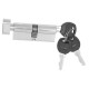 Циліндр замка USK 3A-80 (40*40) k/thumb англійський ключ CP (полірований хром)