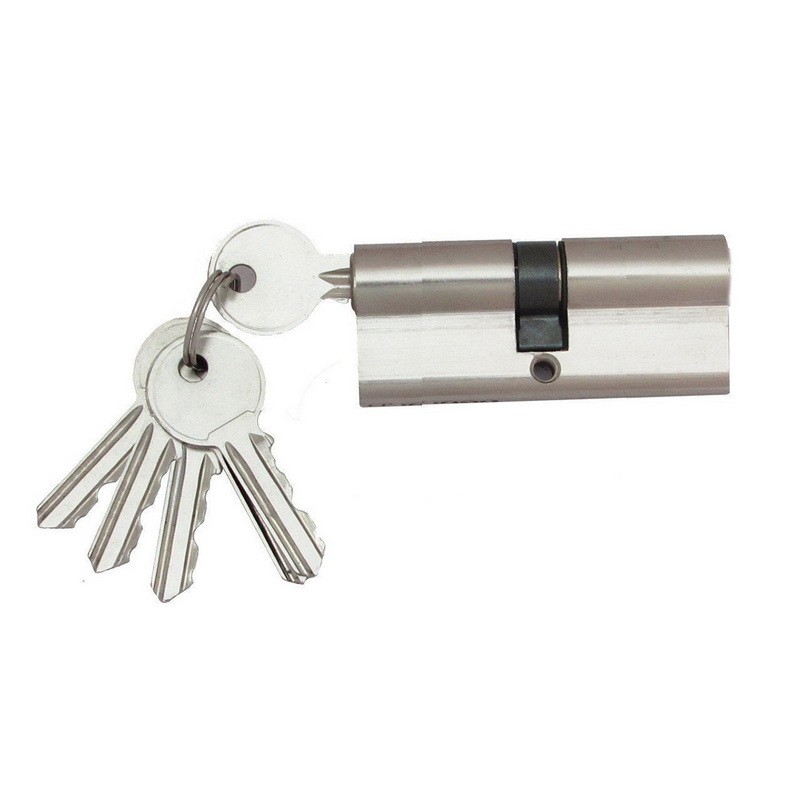 Циліндр замка USK AL-60 (30*30) k/k англійський ключ CP (полірований хром)