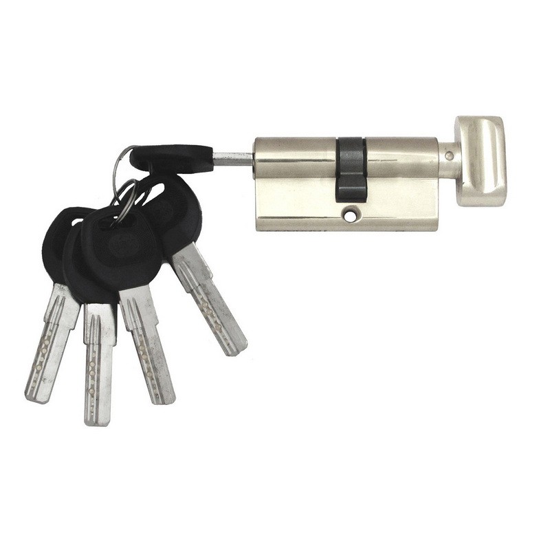 Цилиндр замка USK B-60 (30*30) k/thumb перфорированый ключ BN (шлифованный никель)