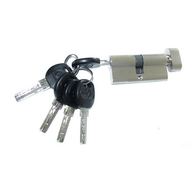 Цилиндр замка USK B-70 (35*35) k/thumb перфорированый ключ BN (шлифованный никель)