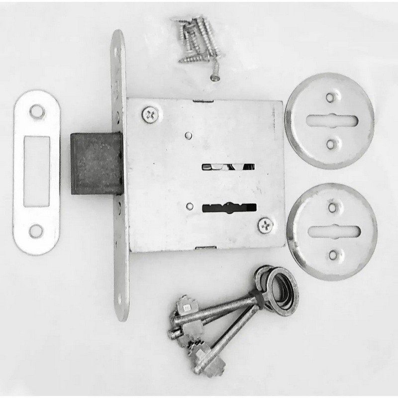 Замок врезной 755 ZN (цинк)