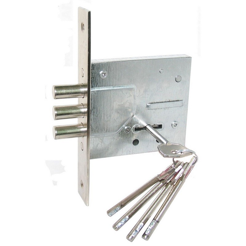 Замок врізний SR-500 BN (шліфований нікель)