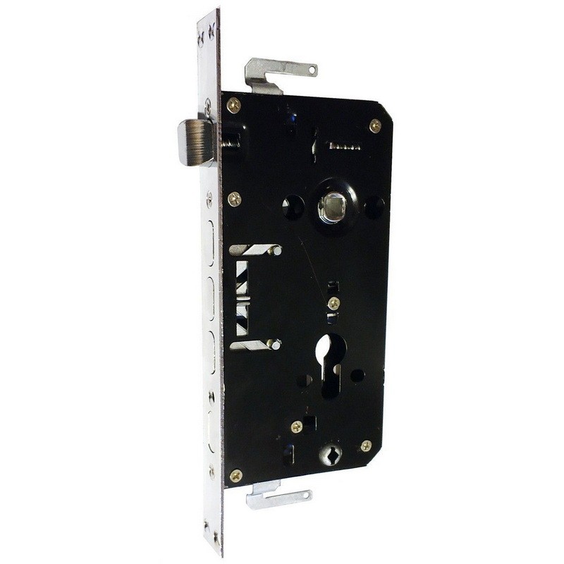 Замок для металлической китайской двери цилиндровый 6068-3F NP (полированный никель)