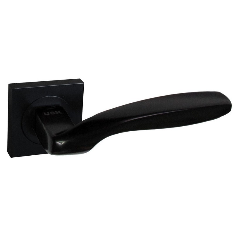 Ручки на розетах USK A-80075 BLACK (чорний)