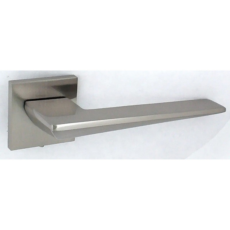 Ручки на розетах USK A-90050 BN/Black (шліфований нікель/чорний)