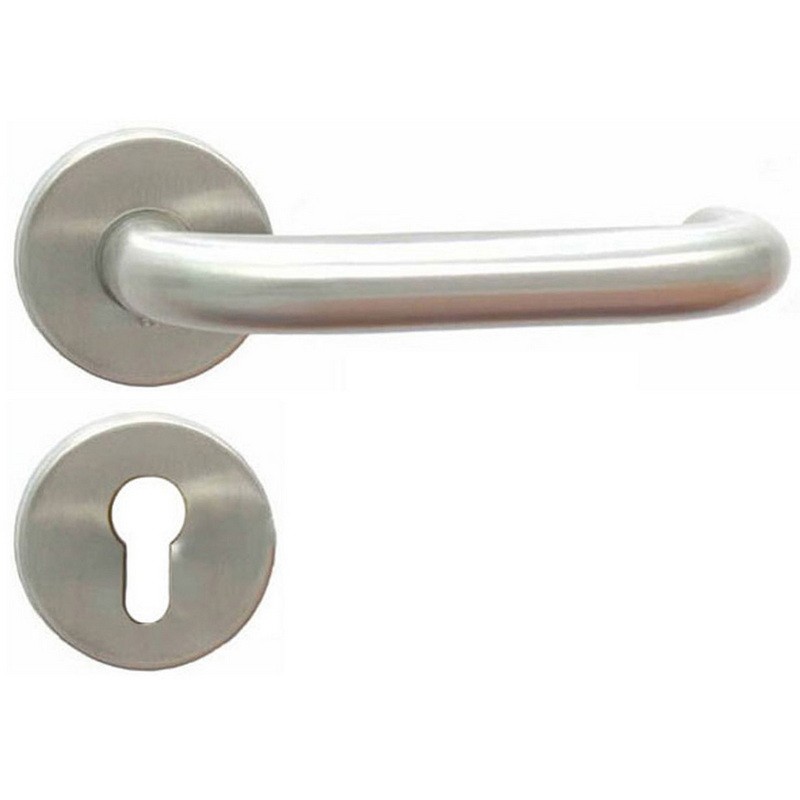 Ручки на розетах (з накладками) USK SS5402 003 SS (нержавіюча сталь)