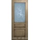 Двери Верона дуб шервуд со стеклом (сатин матовый)
