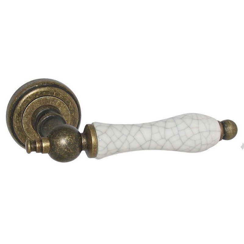 Ручки на розетах USK Z-53750 DB (темная бронза)