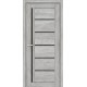 Двери Англия Europe Doors клен западный со стеклом (черное)