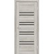 Двери Шотландия Europe Doors клен восточный со стеклом (черное)