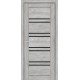 Двери Шотландия Europe Doors клен западный со стеклом (черное)