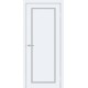 Двері Кіпр Europe Doors білий зі склом (сатин матовий)