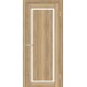 Двері Кіпр Europe Doors дуб ларедо зі склом (сатин матовий)